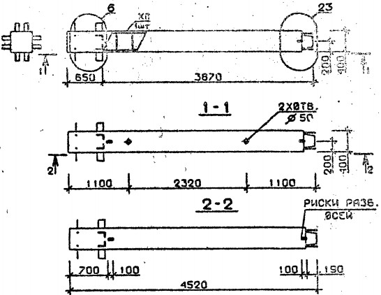 Колонна 2КВ 54.45-1-с Серия 1.020.1-2с/89